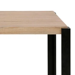 New Esszimmer Tisch in Holzoptik Eiche & Schwarz - Cigano Tische