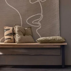 Best Esszimmerbank aus Eiche und Metall - Besi Sitzbank