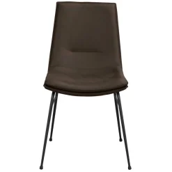 Best Esszimmerstuhl aus Leder in Braun - Unkorian (2er Set) Stühle