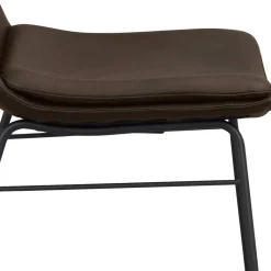 Best Esszimmerstuhl aus Leder in Braun - Unkorian (2er Set) Stühle