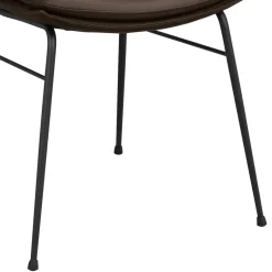 Best Esszimmerstuhl aus Leder in Braun - Unkorian (2er Set) Stühle