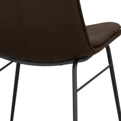 Best Esszimmerstuhl aus Leder in Braun - Unkorian (2er Set) Stühle