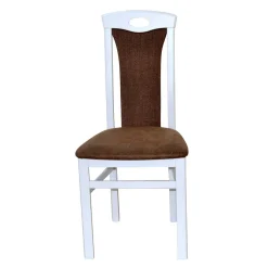 Sale Esszimmerstuhl in Weiß & Braun - Bacanova (2er Set) Stühle