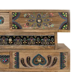 Sale Ethno Style Design-Kommode handbemalt - Azua Kommoden