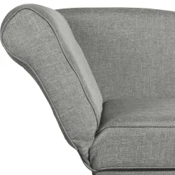 Best Federkern Polsterliege in Hellgrau mit Buche - Zadella Sofas