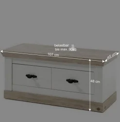 Best Flur Garderobe & Bank & Schrank - Nedita (dreiteilig) Garderoben