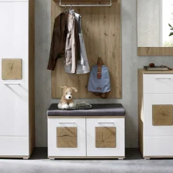 Outlet Flurbank für Schuhe 2-türig - Cluster Sitzbank