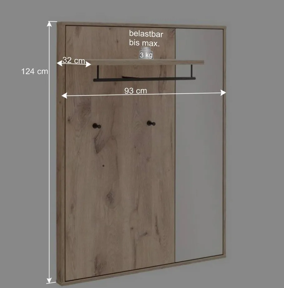 Best Flureinrichtung Komplettset modern - Vapposia (vierteilig) Garderoben
