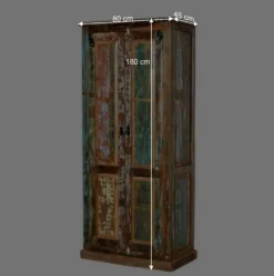 Discount Flurgarderobenset Jamaica in Bunt Shabby Chic (sechsteilig) Garderoben