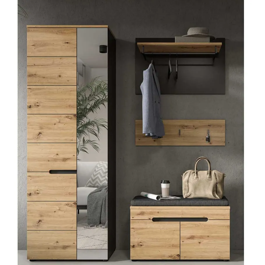 Best Flurmöbel Set modern - Norja (vierteilig) Garderoben