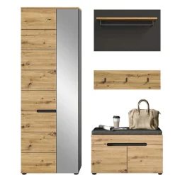Best Flurmöbel Set modern - Norja (vierteilig) Garderoben