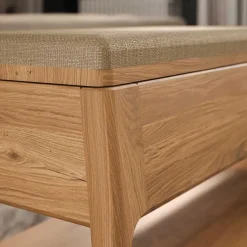 Outlet Funktionelle Schlafzimmerbank aus Wildeiche - Laida Sitzbank