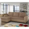 Sale Funktionscouch in hellem und dunklem Beige - Negro Sofas