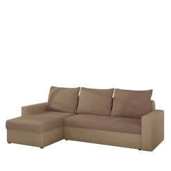 Sale Funktionscouch in hellem und dunklem Beige - Negro Sofas