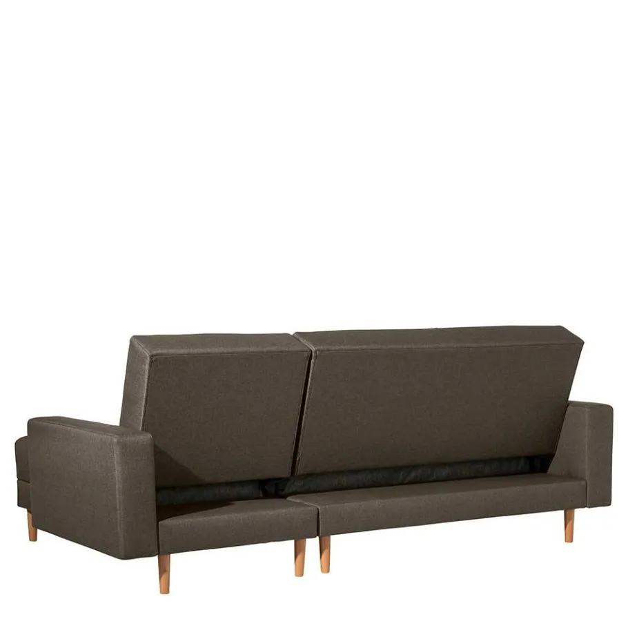 Best Funktionsecksofa in Braun mit Erle - Iljona (zweiteilig) Betten|Sofas