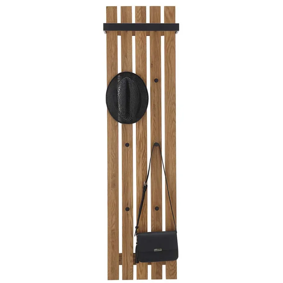 Best Garderobe aus Eichenholz und Metall - Gangizo Garderoben