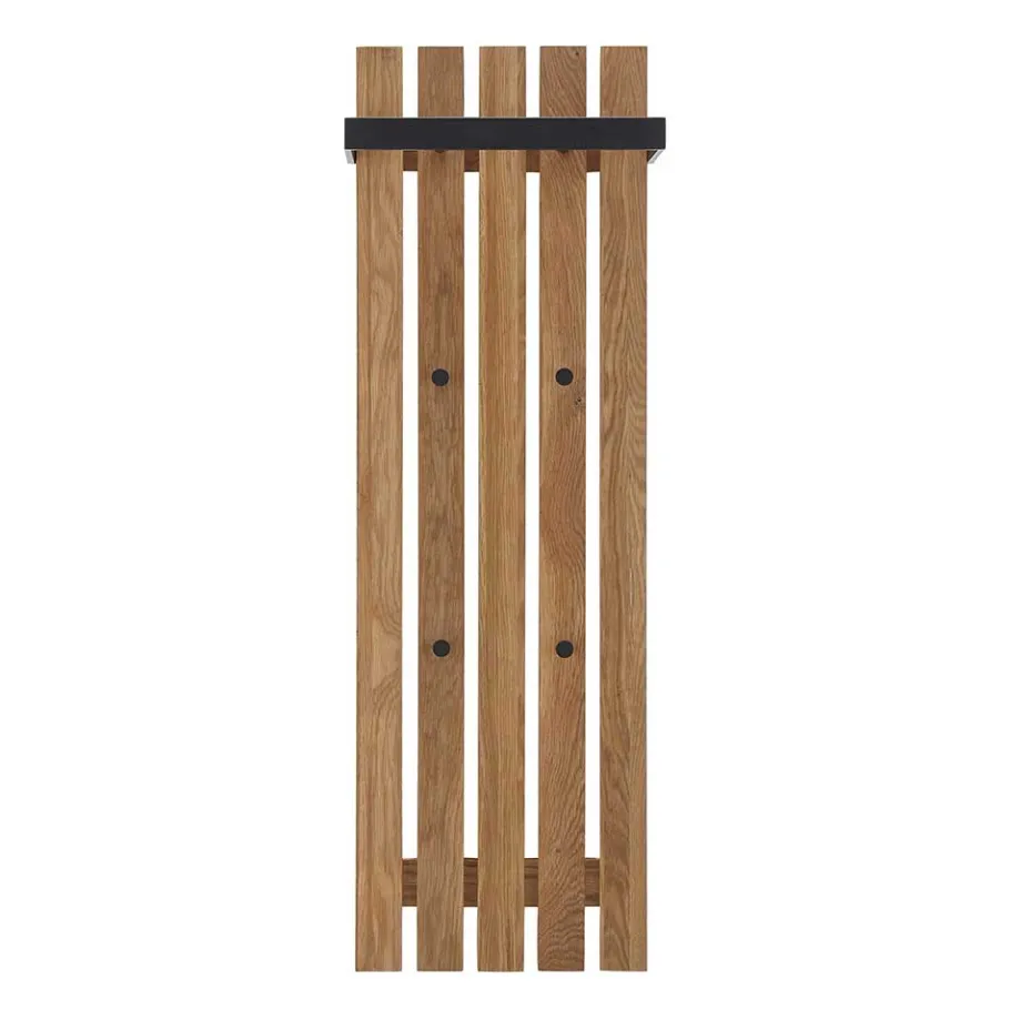 Best Garderobe aus Eichenholz und Metall - Gangizo Garderoben