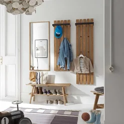 Best Garderobe aus Eichenholz und Metall - Gangizo Garderoben