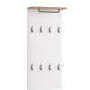 Garderobe Wandpaneel mit acht Haken & Stange - Goliat Garderoben