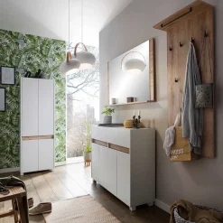 Clearance Garderoben Dielenmöbel Set - Etravia (vierteilig) Garderoben