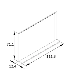 Clearance Garderoben Dielenmöbel Set - Etravia (vierteilig) Garderoben