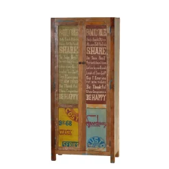 Outlet Garderoben Kombination Creek im Vintage Look (sechsteilig) Garderoben