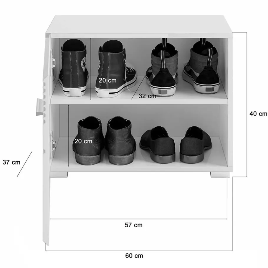 Best Garderobenmöbel Block Set - Sumatra (fünfteilig) Garderoben
