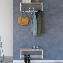 Best Garderobenmöbel in Weiß Natur - Marcios (zweiteilig) Garderoben