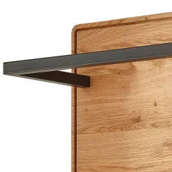 Best Garderobenpaneel aus Wildeiche und Metall - Darcona Garderoben