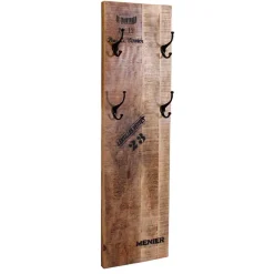 Best Garderobenpaneel im Factory Style aus Holz - Indri Garderoben