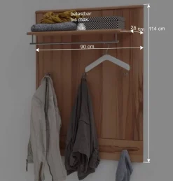 Clearance Garderobenpaneel in Kernbuche - Hippa Garderoben