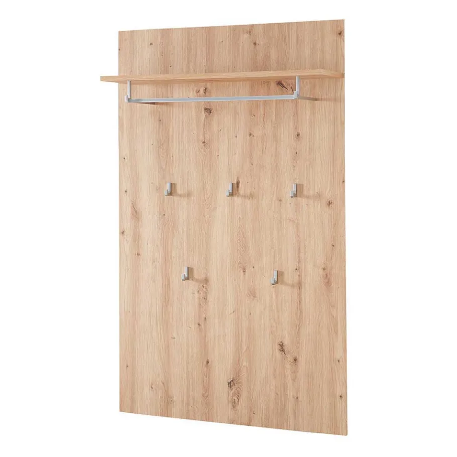 Best Garderobenpaneel in Wildeiche Holzoptik - Zelio Garderoben
