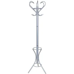 Best Garderobenständer in Alufarben Metall - Loisava Garderoben