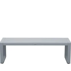 Outlet Gartenbank aus Aluminium - Suzana Sitzbank