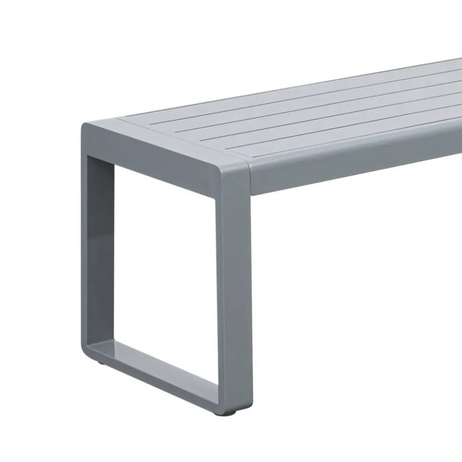 Outlet Gartenbank aus Aluminium - Suzana Sitzbank