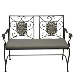 Best Gartenbank mit Mosaik aus Keramik - Tasmania Sitzbank