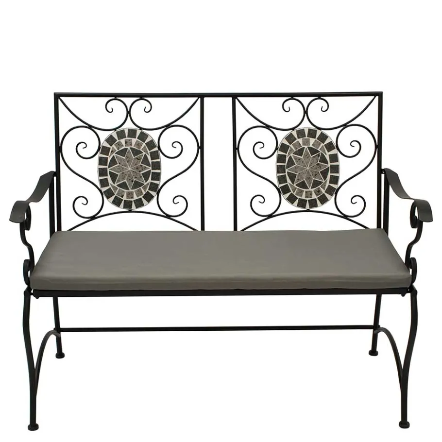 Best Gartenbank mit Mosaik aus Keramik - Tasmania Sitzbank