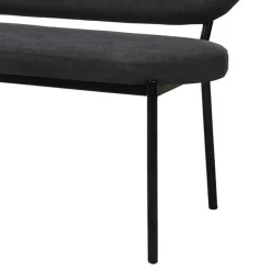 Best Gepolsterte Esstischbank in Dunkelgrau - Julisk Sitzbank