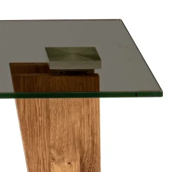 Outlet Getönter Glastisch fürs Wohnzimmer höhenverstellbar - Rasmiro Tische