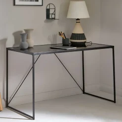 Online Glasschreibtisch aus Schwarzglas - Pathos Tische