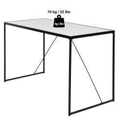 Online Glasschreibtisch aus Schwarzglas - Pathos Tische