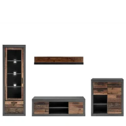 Sale Günstige Wohnmöbel Kombination - Timuras (vierteilig) Wohnwände