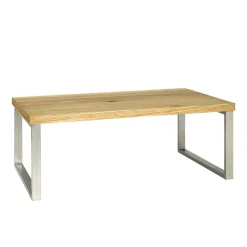 Outlet Günstiger Sofatisch im Loft Style Vynessa mit Eiche Furnier Tische