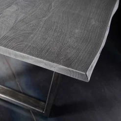 Online Grauer Baumkanten Esstisch Risa im Loft Style Tische