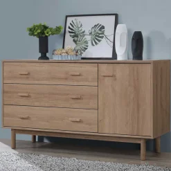 Sale Große Kombi-Kommode in Eiche Holzoptik - Benns Sideboards