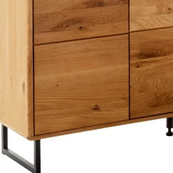 Clearance Großes Highboard mit Metall Bügelgestell - Flacona Sideboards|Highboards