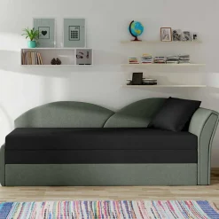 Sale GĂ€stebett Recamiere in Grau und Schwarz - Viko Sofas