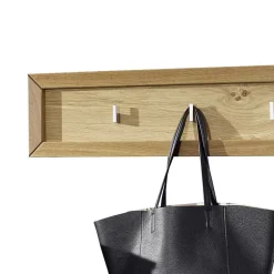 Best Hakenleiste Natrius aus Wildeiche Massivholz Garderoben