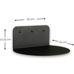 Clearance Halbrundes Hängeregal in Terracotta - Parana Regale