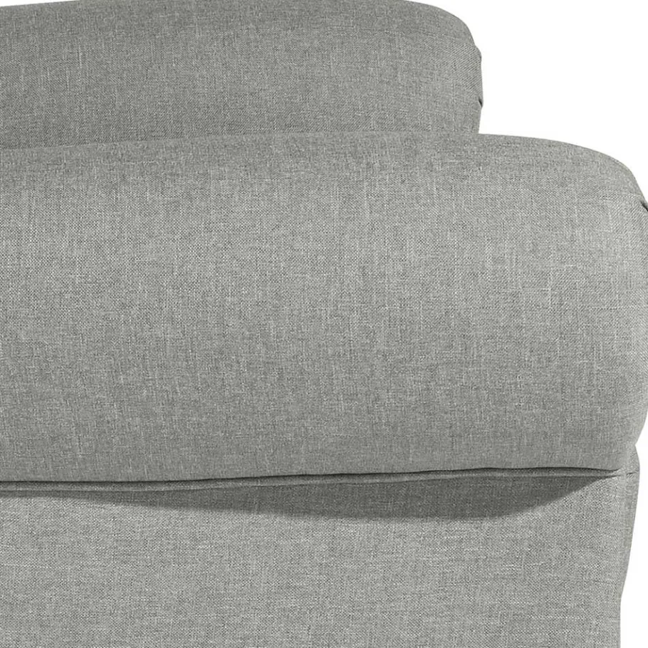 Best Hellgrauer Chesterfield-Sessel mit Ohren - Barreff Sessel